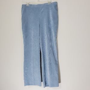 Alfred Dunner Blue Corduroy Pants, Size 16